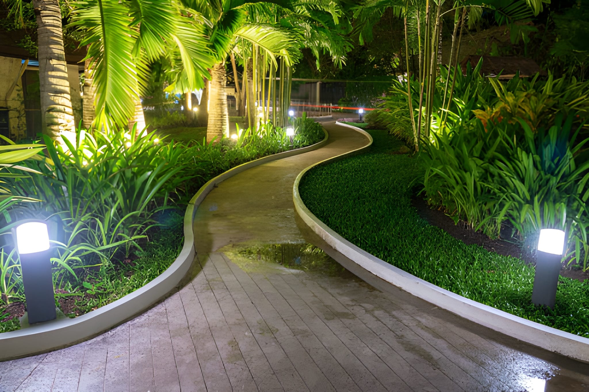 Outdoor Lighting Setup